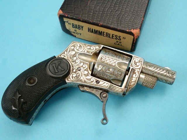 Boxed Hammerless Double Action Revolver