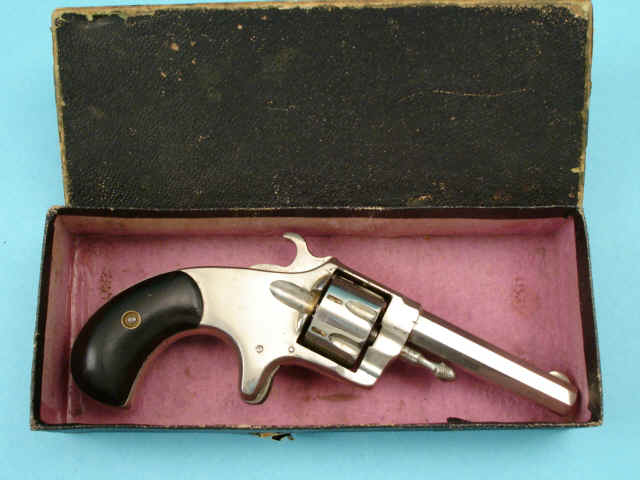 Rare Boxed Hopkins & Allen XL No 1 Single Action Pocket Revolver