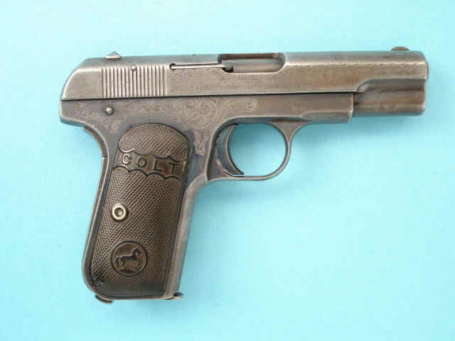 *Engraved Colt Model 1903 Semi-Automatic Pocket Pistol