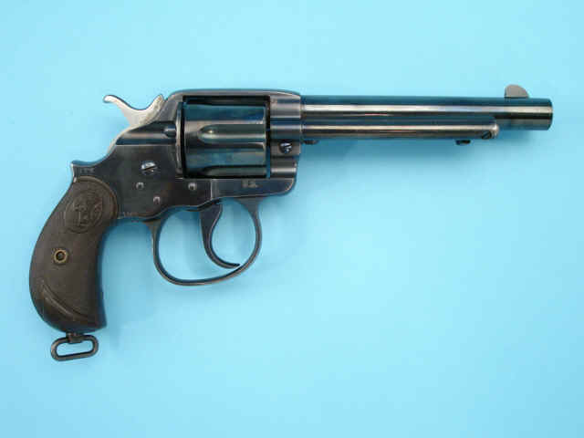 *Fine U.S. Martially Marked Colt Model 1902 Alaskan Double Action Revolver with Lanyard Swivel