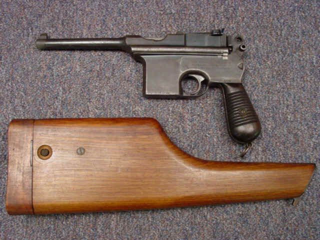 *Spanish Astra C-96 Broomhandle Mauser Semi-Automatic Pistol Carbine