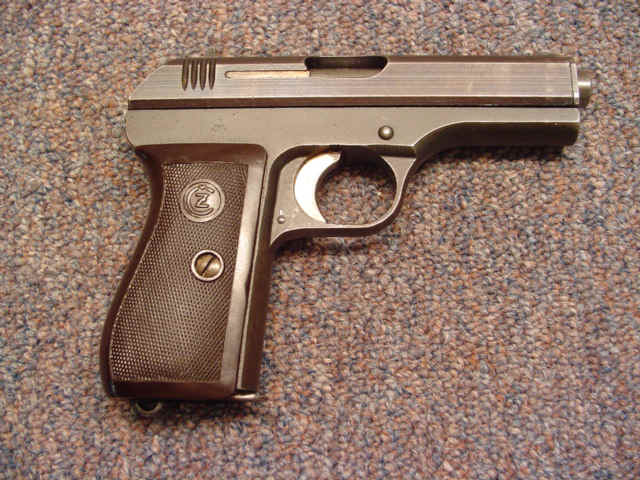 *CZ (Ceska Zbrojovka, Uhersky Brod, Czechoslovakia)  Model 27 Semi-Automatic Pistol
