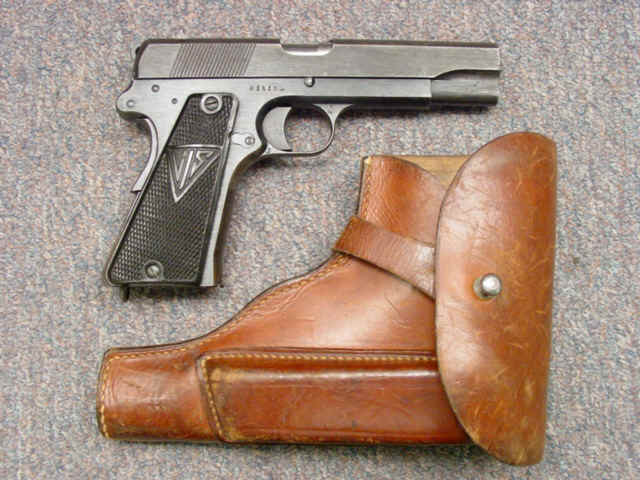 *Radom VIS Model 35 Semi-Automatic Pistol with Extra Magazine and Brown Leather Military Holster
