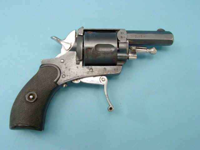 Double Action Belgian Pocket Revolver with Folding Trigger