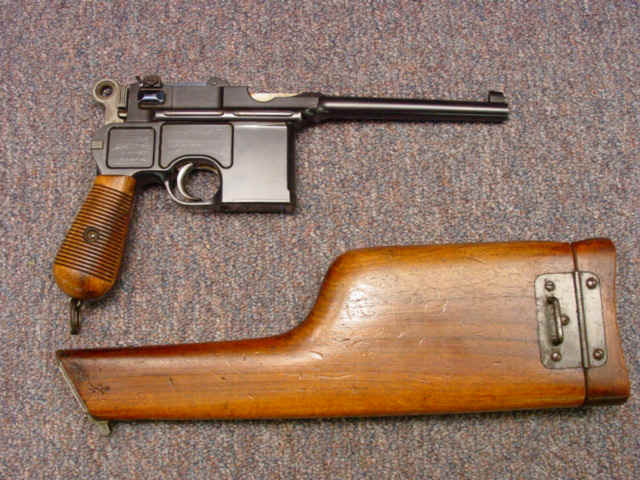 *A Fine Large Ring C-96 Mauser Broomhandle Pistol, with Matching Shoulder Stock/Holster