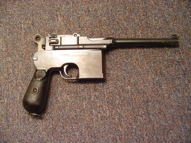 *Rare Presentation Mauser Large Ring Flat Side C-96 Broomhandle Pistol