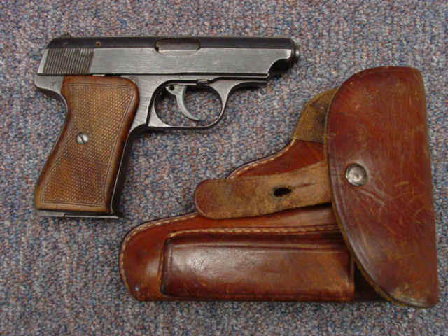 *J.P. Sauer & Son Model 38 Semi-Automatic Pistol with Leather Holster