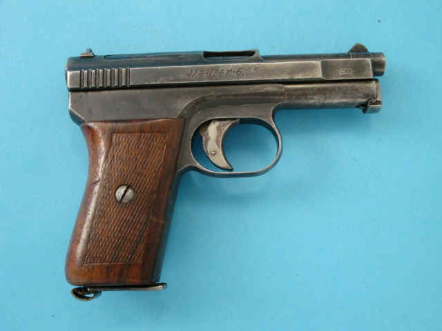 *German Mauser Model 1910 Semi-Automatic Pistol