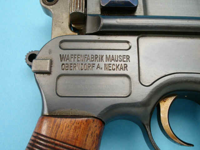 *Fine Mauser Semiautomatic Pistol with Wood Stock Holster, British Proofs Including Nitro