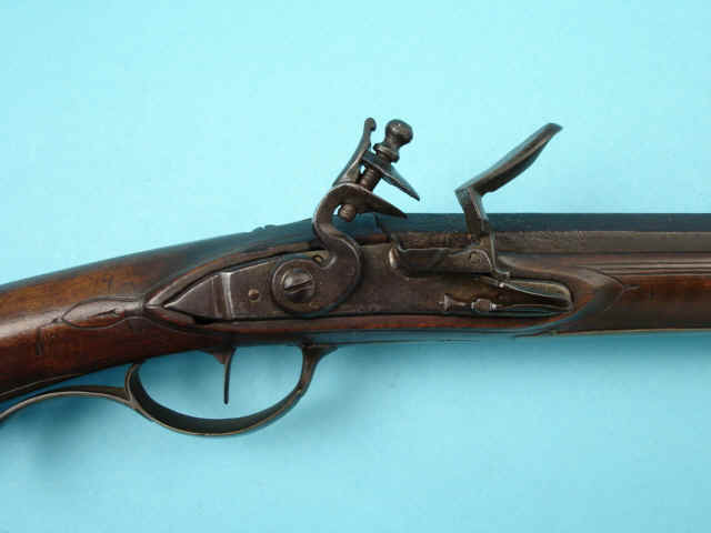 Historic and Rare U.S.-Marked Contract Brass-Mounted Flintlock Kentucky Rifle, Signed J. Dickert on Barrel, c. 1800