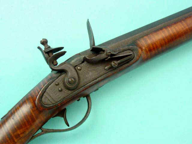 Flintlock Fullstock Kentucky Rifle by Samuel D. Slocomb, New Orleans