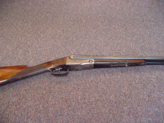 *Rare and Unique Parker Brothers  GHE Grade Side by Side Double Barrel Live Pigeon Shotgun, Custom Made Without Safety and with 30-Inch Barrels, Accompanied by Carrying Case