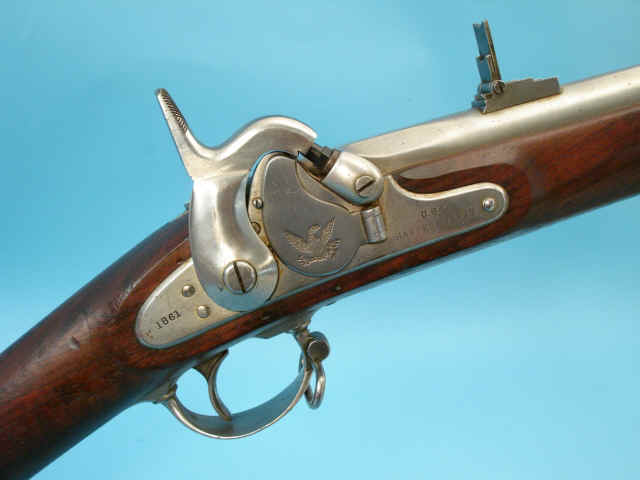 U.S. Harpers Ferry Model 1855 Percussion Rifle Dated 1861