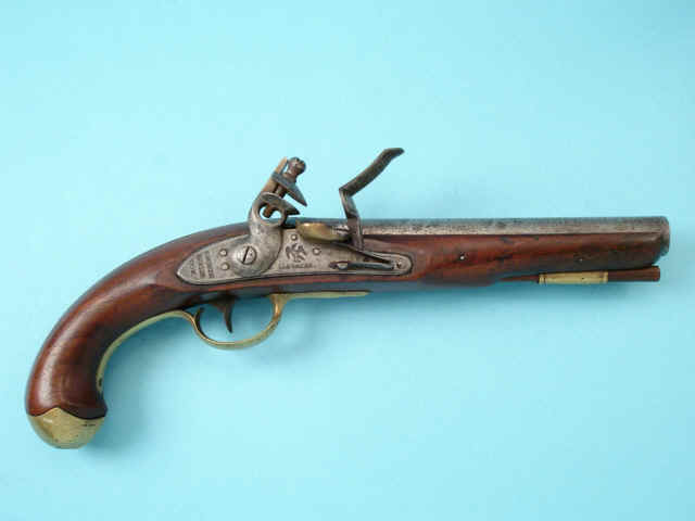 Fine U.S. Martially Marked Model 1811 Flintlock Pistol by Simeon North