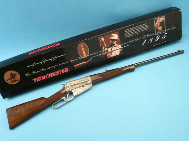 **Boxed Winchester Model 1895 High-Grade Lever Action Rifle.